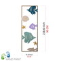 Wallity Aquarium - 2 Accesorio decorativo de metal multicolor